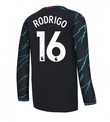 Manchester City Rodri Hernandez #16 Replika Tredjetrøje 2023-24 Langærmet